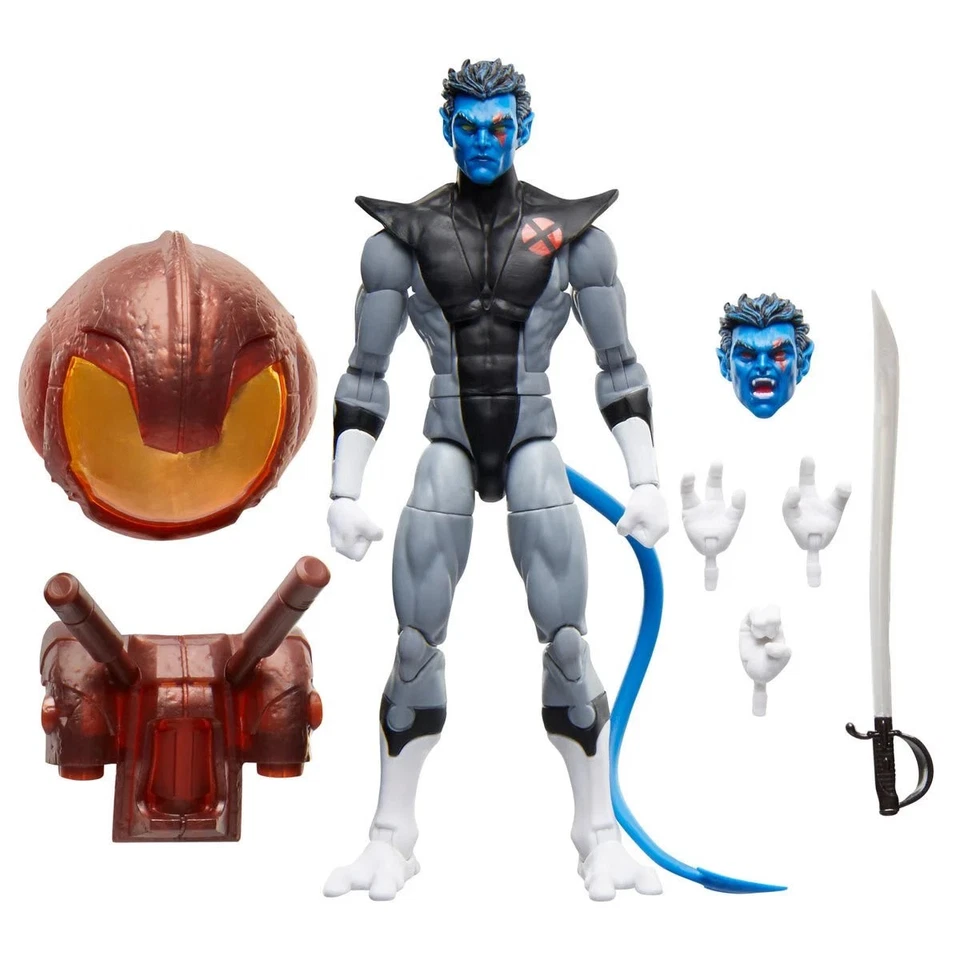 Figura de acción X-Men Marvel Legends X-Force Nightcrawler 6 pulgadas Foto 2 de 4