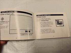 NES-Captain Commando Gun Smoke (Nintendo) MANUAL ONLY+PROTECTIVE BAG