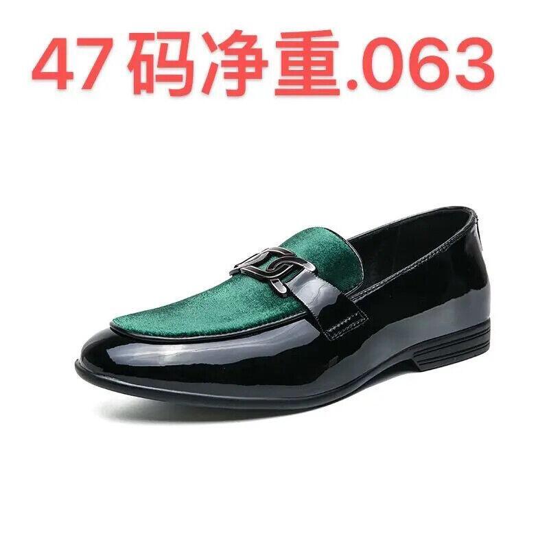 SAOLA Scarpe eleganti da uomo slip on velluto pelle punta rotonda Oxford stile britannico stringate