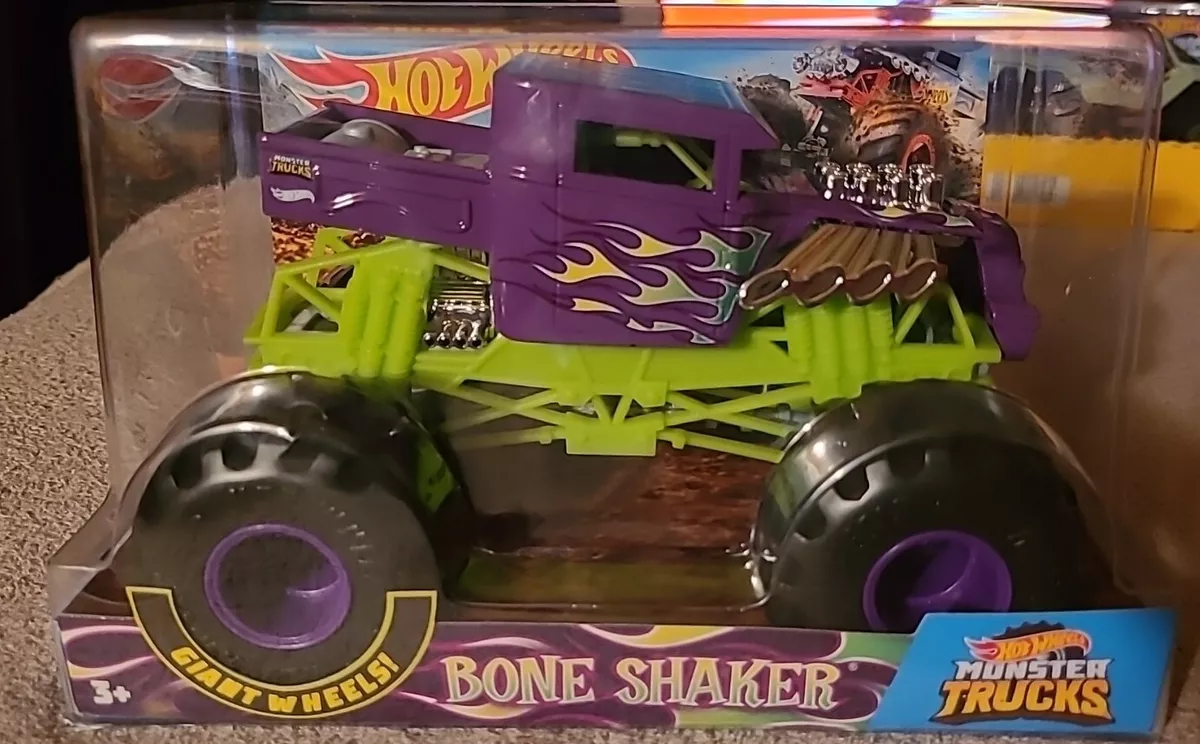 Hot Wheels Monster Trucks Bone Shaker Vehicle with Giant Wheels