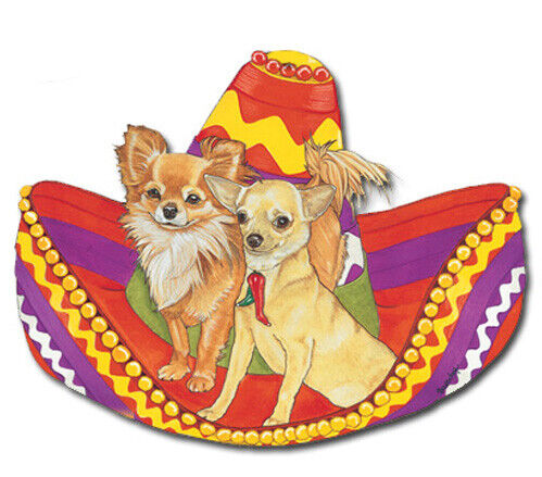 Chihuahua Magnet Holz - Bild 1 von 1