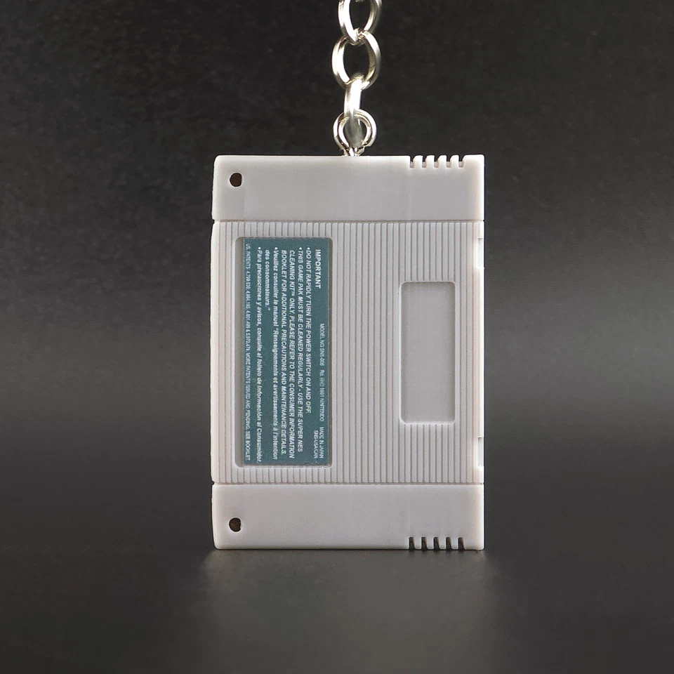 Super Nintendo / SNES Schlüsselanhänger / Keychain - Miniatur Spielmodul - Bild 4 von 4