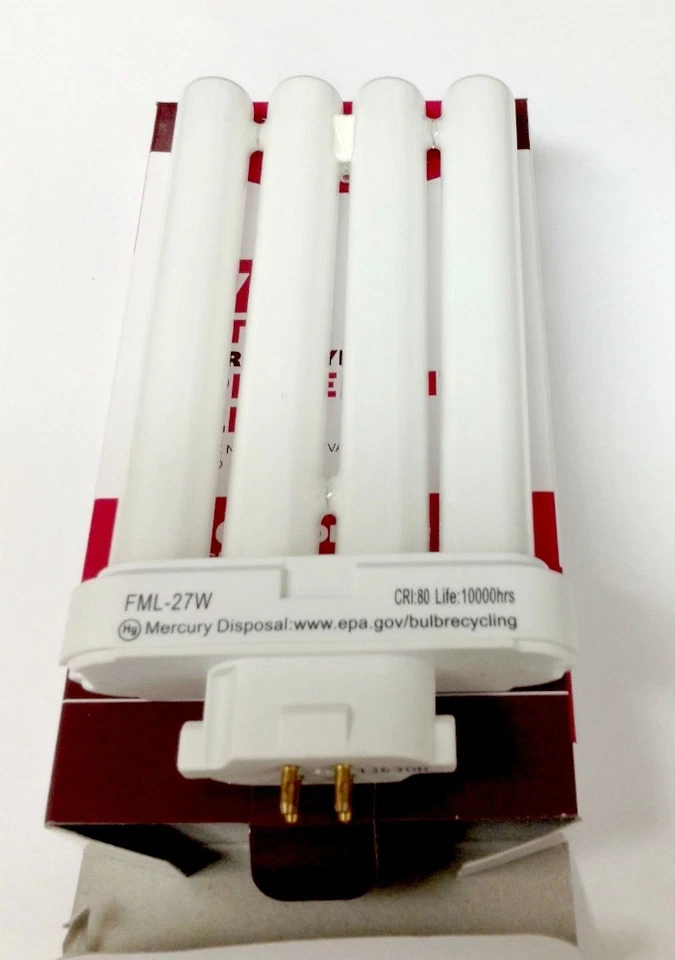 Reading and Floor Lamps Daylight 27W 4 Pins Replacement Fluorescent Light Bulb - Image 3 of 4