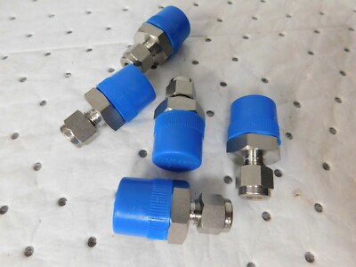 Ham-Let 1/4'' OD Grade 316Stainless Steel Male Connector QTY 5 3001998