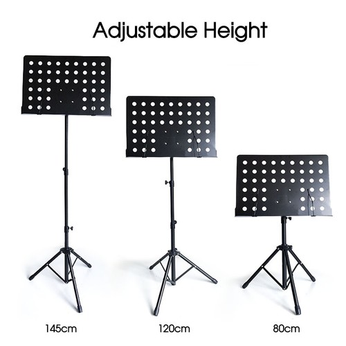 Adjustable Music Stage Stand Heavy Duty Large Music Sheet Conductor Folding - Picture 4 of 13