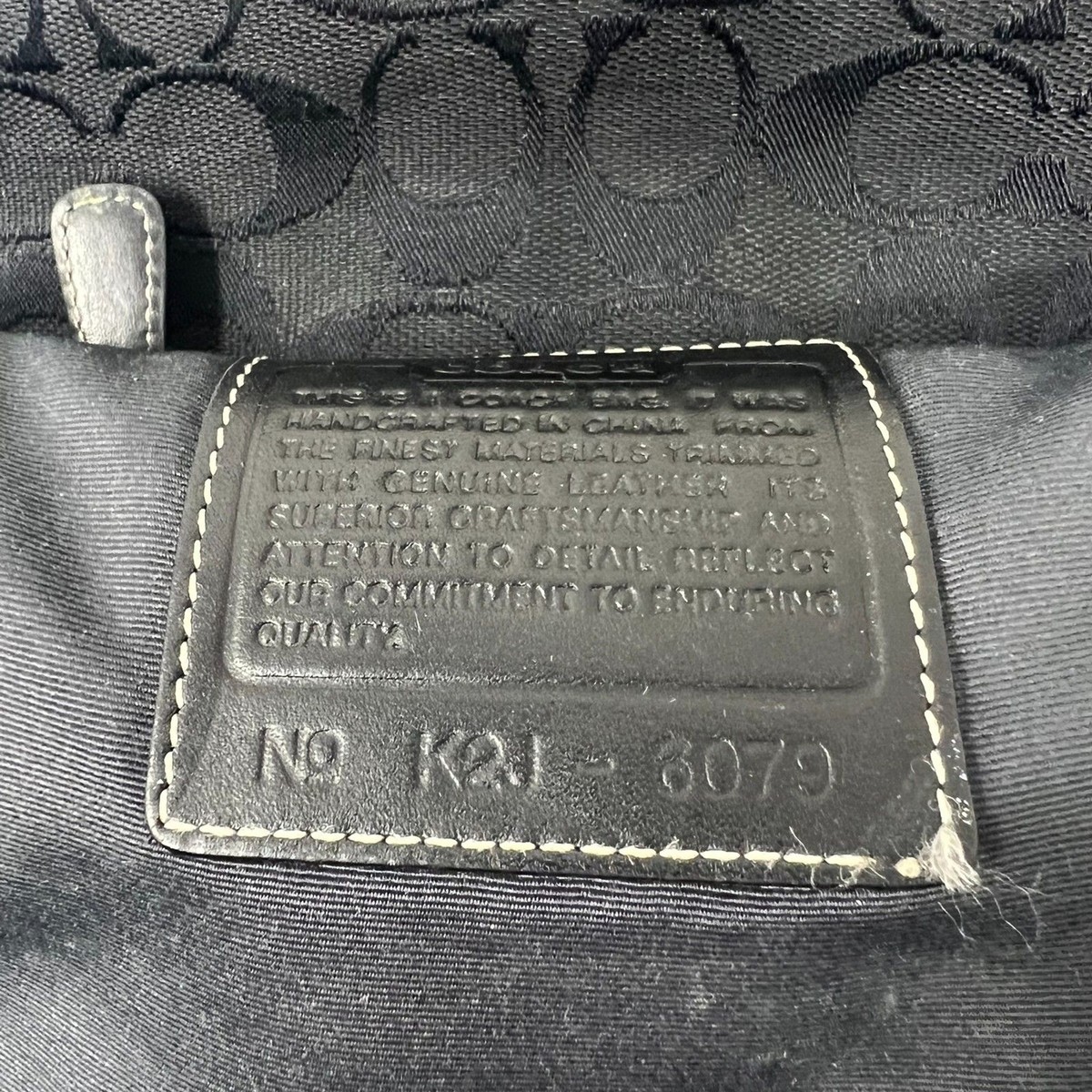 Coach Purse Black Signature C crossbody Vintage From 2000's Coach Purse Black Signature C crossbody Vintage From 2000's