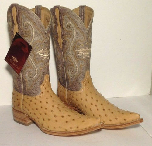 BOTAS EL GENERAL PIEL IMITACION AVESTRUZ ORIX HORMA 56 JUAREZ SIZE  6,7,8,8.5,9.5 7442801235251 | eBay