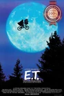 E.T THE EXTRA TERRESTRIAL MOON ET 80s ORIGINAL MOVIE CINEMA PRINT PREMIUM POSTER