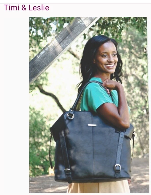 BOLSO DE PAÑALES TIMI &LESLIE NEGRO NUEVO Foto 4 de 4