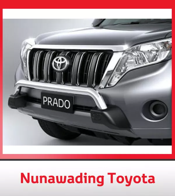 Genuine Toyota Landcruiser Prado Alloy Nudge Bar 08 2013 08 2017