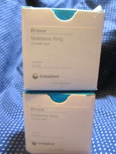 120427 Coloplast Brava Moldable Skin Barrier Rings Conforming Seal 2 Boxes of 10