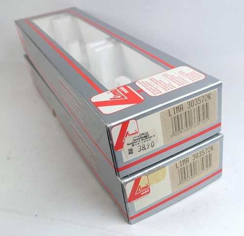2 Stück Lima 303572 K LEERKARTONS Auto Transportwagen SET H0 OVP Leerverpackung