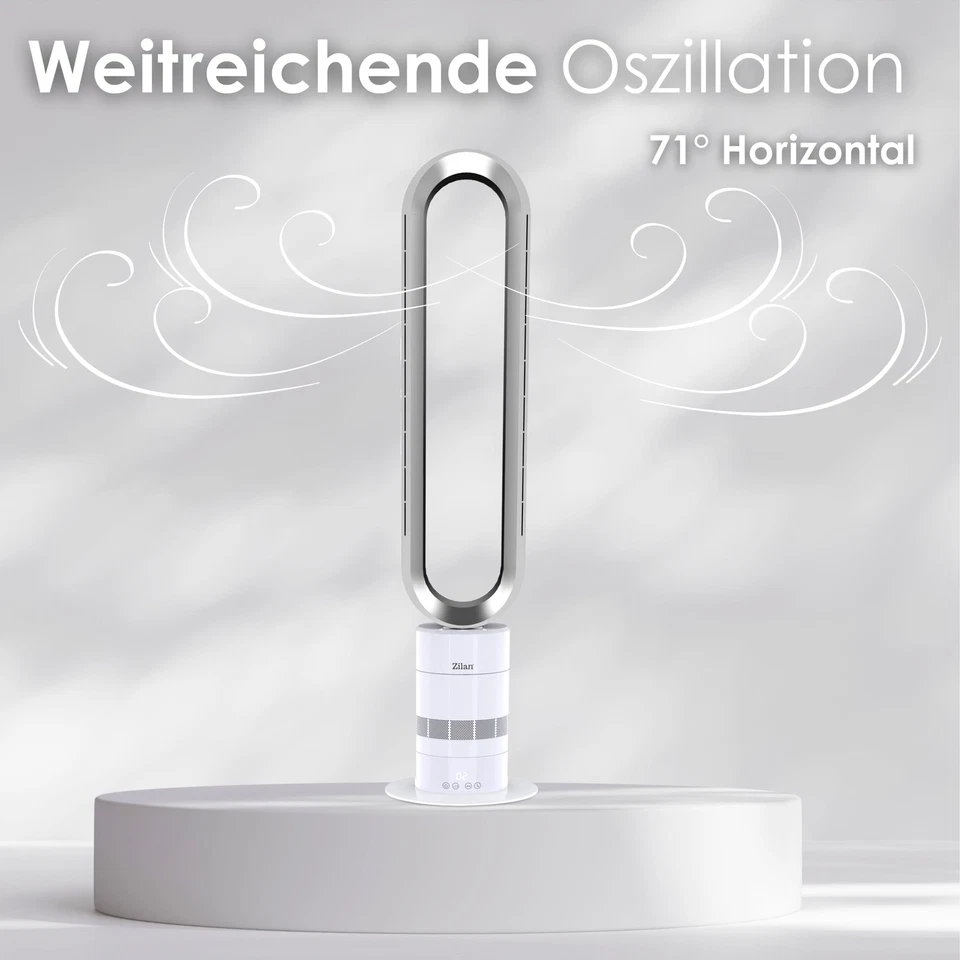 Turmventilator Oszillierender Ventilator Turm Ventilator Aircooler Tower Fan - Bild 3 von 4