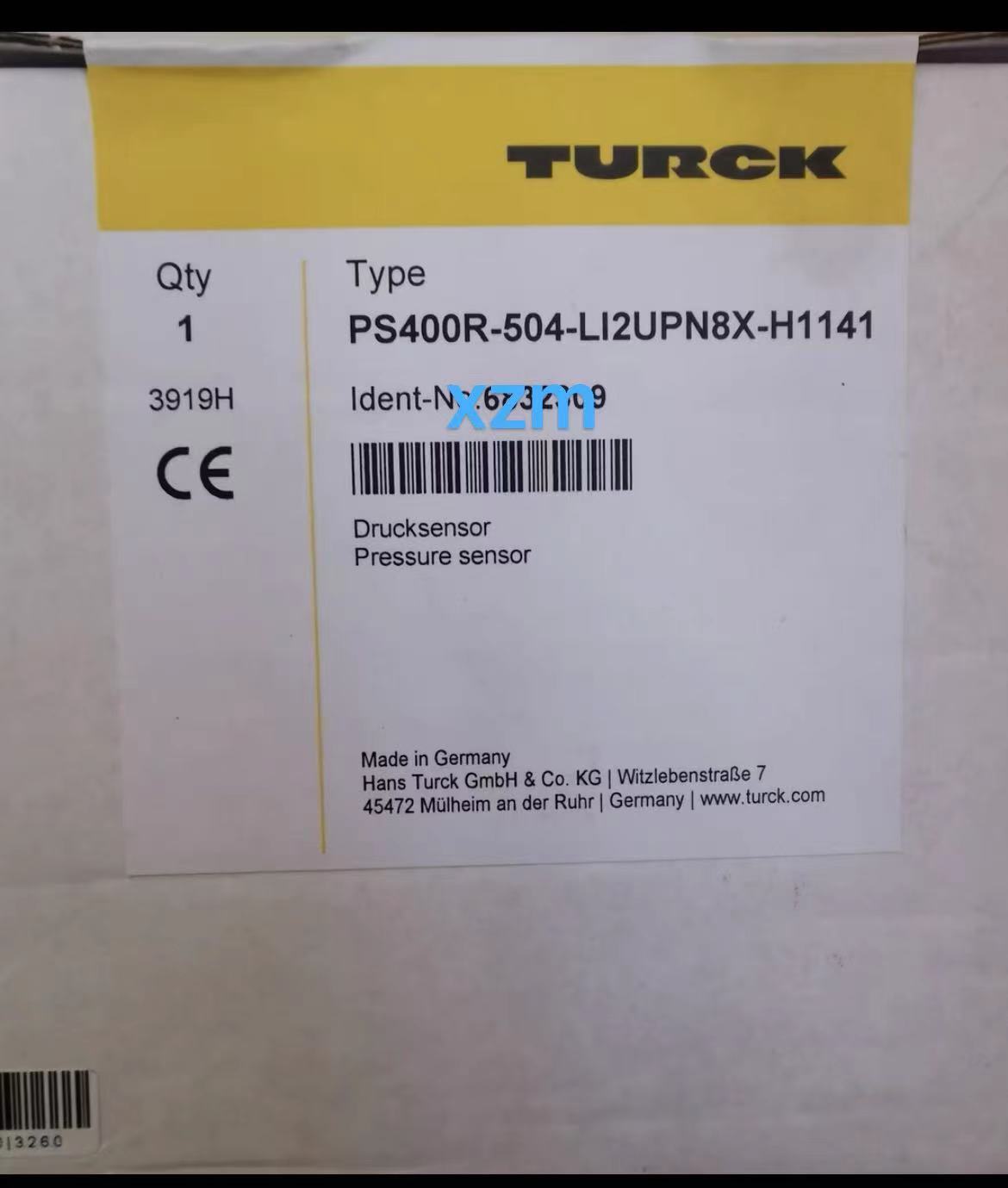 Brand new PS400R-504-LI2UPN8X-H1141 Turck Pressure Switch ...