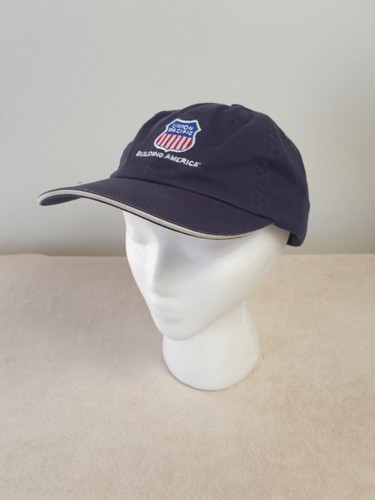 Union Pacific Railroad Hat U.P.R.R Blue Adjustable Baseball Cap Building America