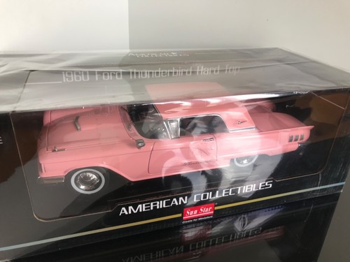 1:18 SUNSTAR FORD THUNDERBIRD HARD TOP 1960 PINK - Picture 6 of 14