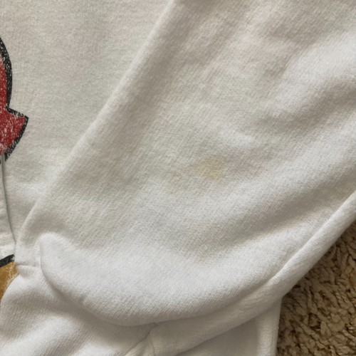 Disney Parks Hoodie Women's M White Graphic Mickey Mouse Sweatshirt - Picture 11 of 12
