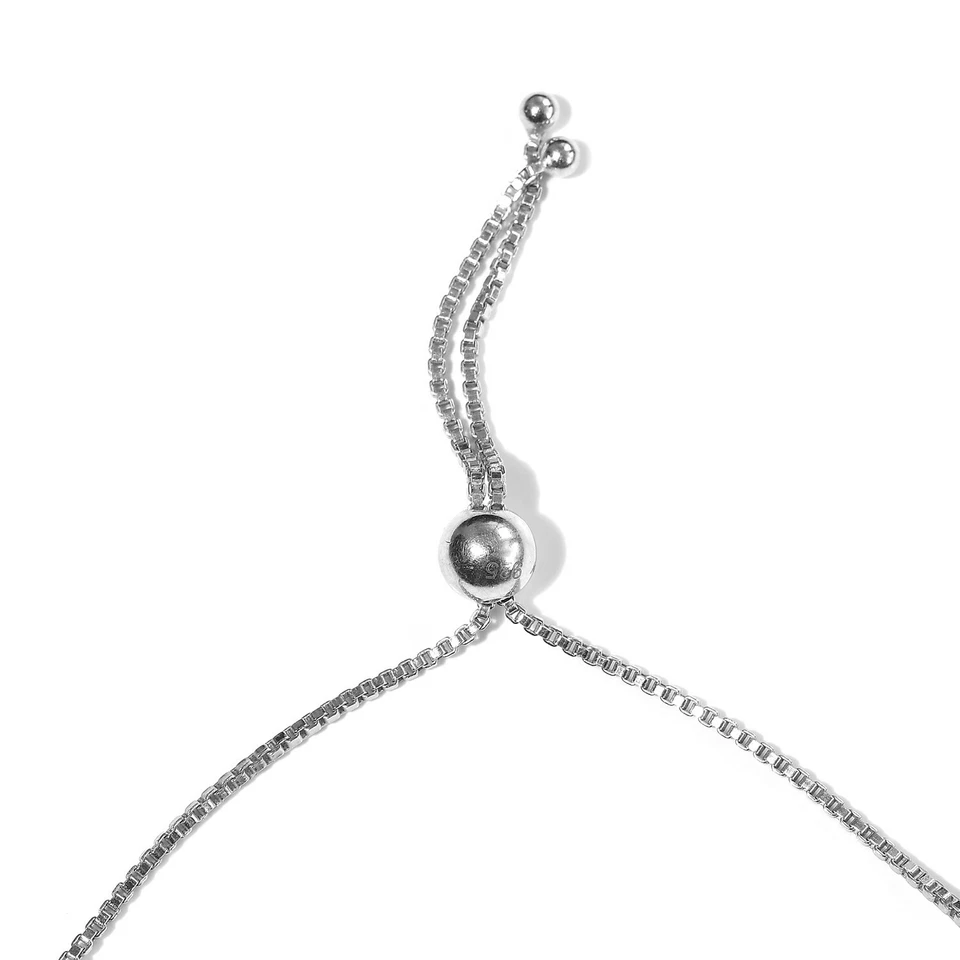 Brazalete Bolo 17,75ctw Cromo Natural Diópsido y Ópalo Verde Chapado en Rodio Foto 4 de 4