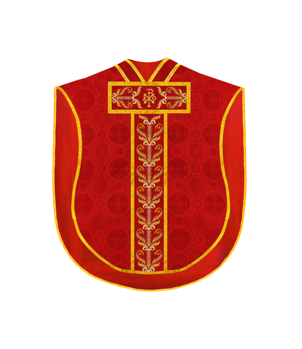 Traditional Church Vestment - Borromean Style Chasuble Vestment - Picture 20 of 24