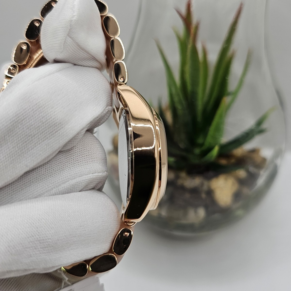 NEW MICHAEL KORS MK6066 WOMENS WATCH ROSE GOLD STRAP GOLD STRAP