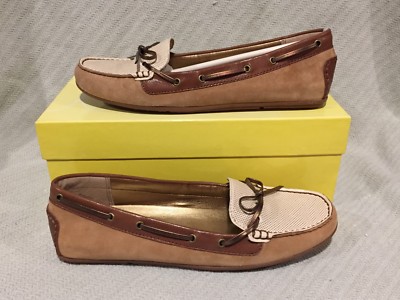 Circa Joan&David Reina Multi Neutral Brown Color Flat Slip On Oxford Casual Shoe