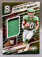 2022 Panini Spectra Breece Hall Hyper Prizm Next Era Rookie Patch #39/75 RC