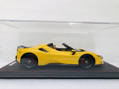 1/18 BBR Ferrari SF90 Spider Pack Fiorano Giallo Modena/tan interior ltd 24 Pcs - Picture 7 of 17