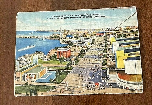 VINTAGE~ SOUVENIR FOLDER~CHICAGO WORLD'S FAIR~ILLINOIS~1934~POSTED~LOT#E - Picture 2 of 7