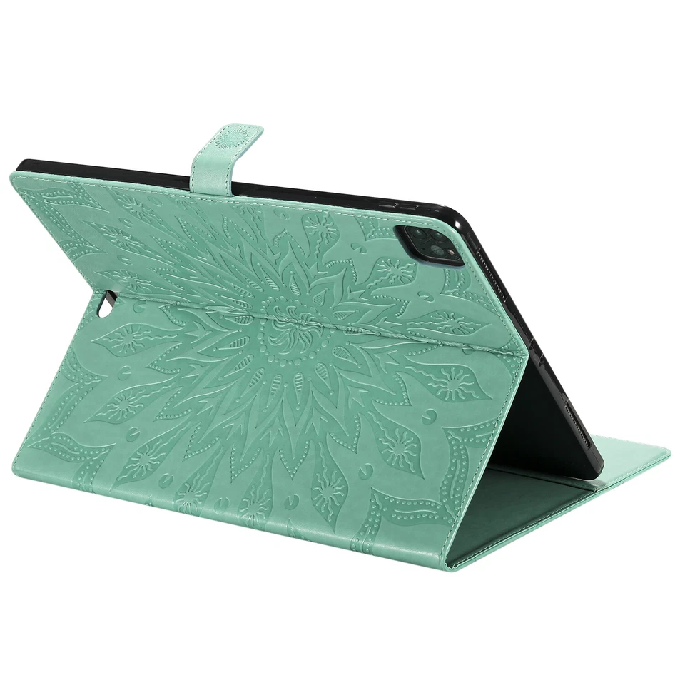 For iPad Pro 12.9 11 iPad 10.2 5 6 Tablet Sun Flower PU Leather Stand Case Cover - Image 4 of 4