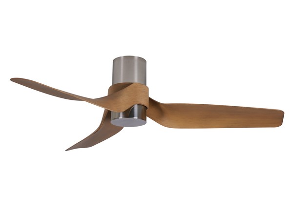Energiespar Deckenventilator Flach Nautica Nickel Dc Decken LüFter Fernbedienung-image