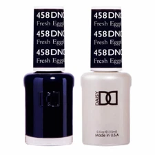 DND Daisy Soak Off Gel Polish and Nail Lacquer - 458 - Fresh Eggplant