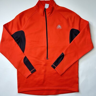 Nike ACG Jacket Men s Large Polartec Fleece Zip Vented Pocket Outdoor Trail