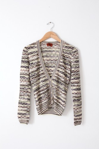 Missoni cardigan knit v-neck sweater 