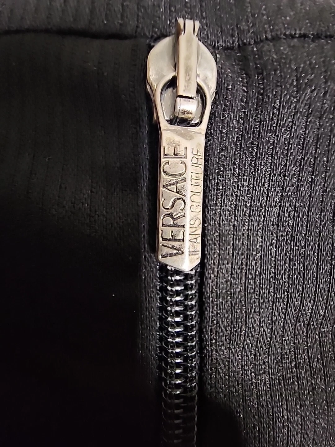 Abito Versace Jeans Couture nero foderato gesso taglia 30 40 (nuovo autentico)