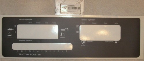 GENUINE ALLIS CHALMERS 7010 7020 7045 7060 7080 7580 8550 CONSOLE DECAL 70262320 - Picture 2 of 4