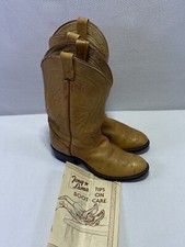 Vintage Tony Lama Boot Style 1241 Size 4 1/2 D - Women s / Kids With Brochure