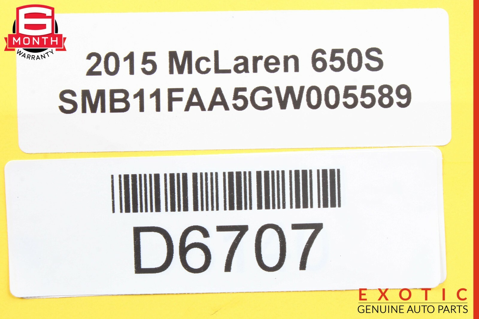 15-17 McLaren 650S A/C AC Receiver Drier OEM