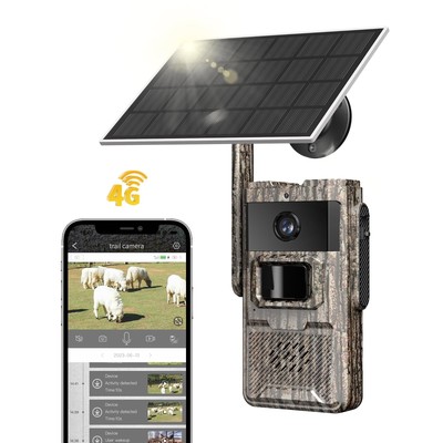 Trail Camera Unlimited Data Plan Cellular Trail Cameras 2K Live Feed 4G Game ...