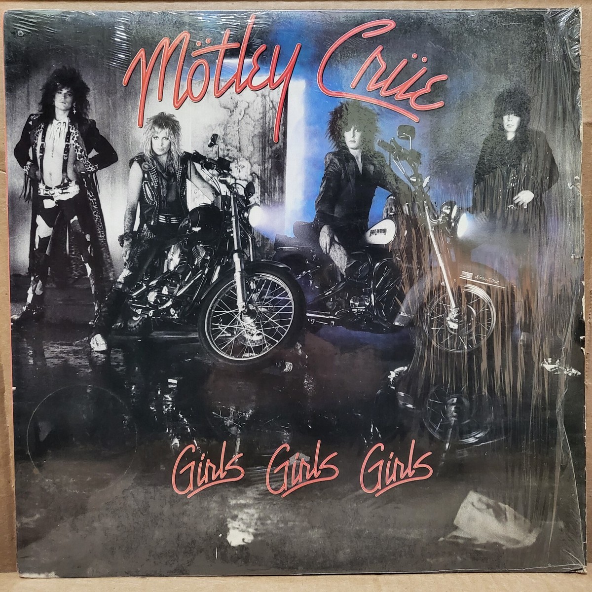 米LP Motley Crue Girls Girls Girls 607251 ELEKTRA /00260 MOTLEY CRUE-GIRLS, GIRLS, GIRLS-1987 ELEKTRA E1 60725-VINYL