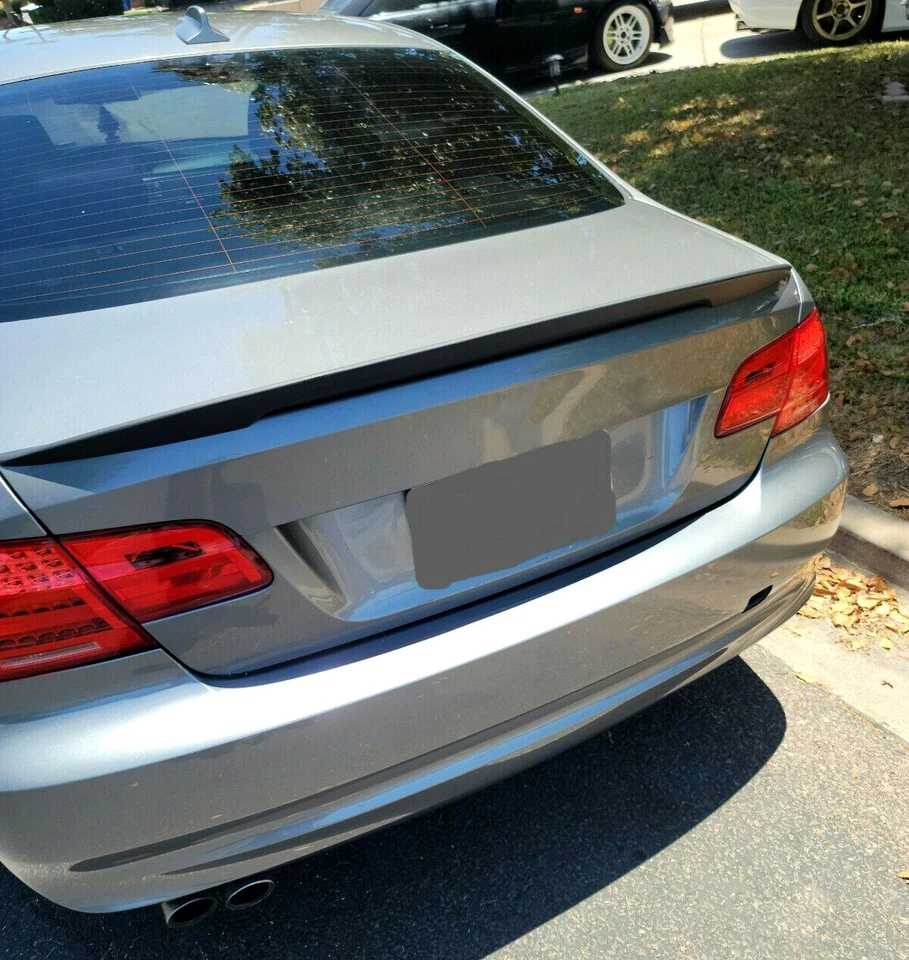 Trunk Spoiler Rear Wing For 2007-2013 BMW E92 Coupe 328i 335i M3 Black ABS Foto 2 de 4