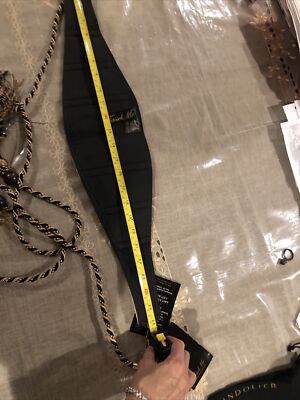 TRADED!!!!????Brand New Tassel Me Belt tassel me black/ gold reversible belt with tassels | eBay main image 4