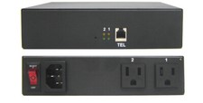 RJ-11 AC Power Controller Surge Protector With 12A Circuit Breaker
