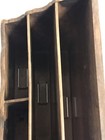 Vintage LERNER Carved Faux Wood Letter Holder Mail Organizer Storage Caddy Desk — photo 8