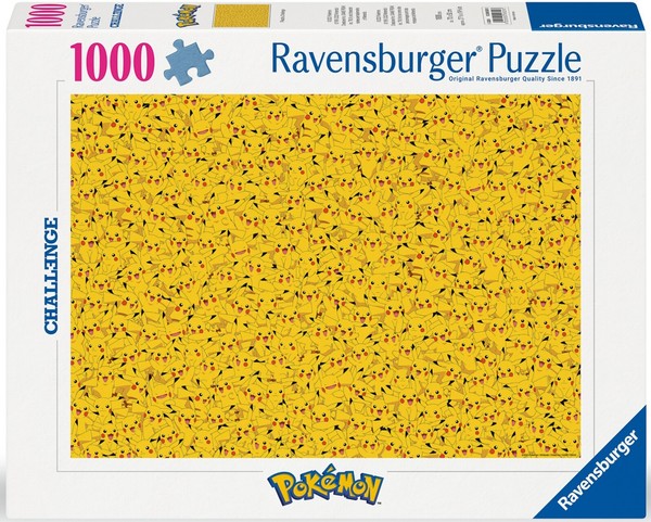 Ravensburger Challenge PUZZLE*1000 Teile*Pikachu Challenge*Neu+Ovp-image