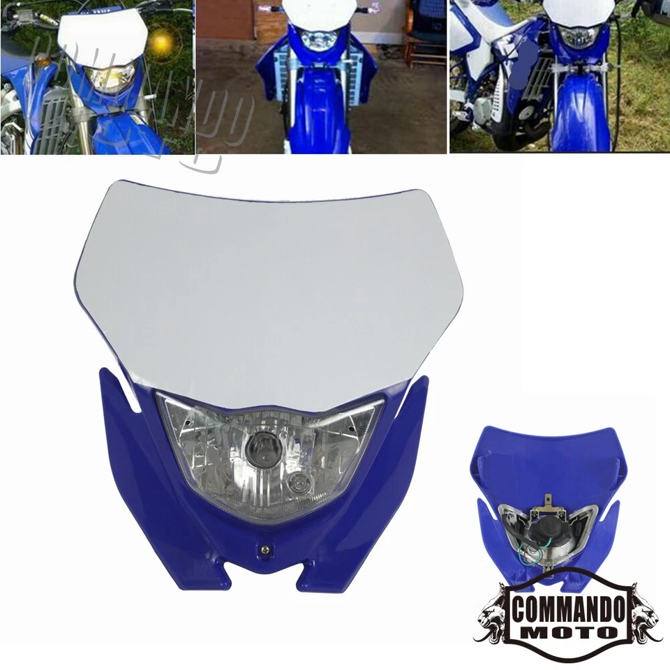 Motocross Headlight For YAMAHA WR250F WR450F TTR225 TTR230 TTR110 YZ125 250 450 - Image 2 of 4