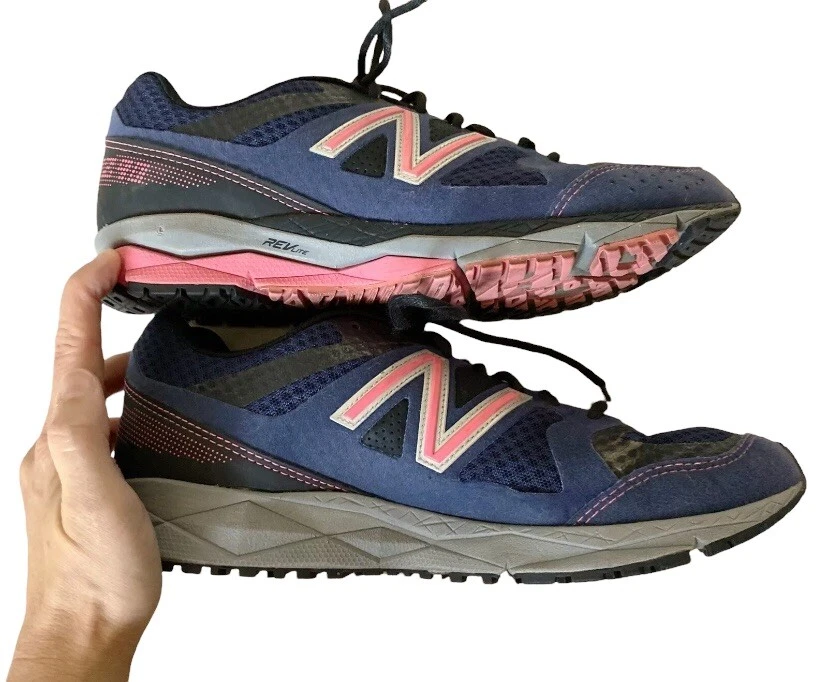 NEW BALANCE Mujer Talla 10 Azul Rosa Rev Lite Correr Tenis Atléticos Zapatos Foto 3 de 4
