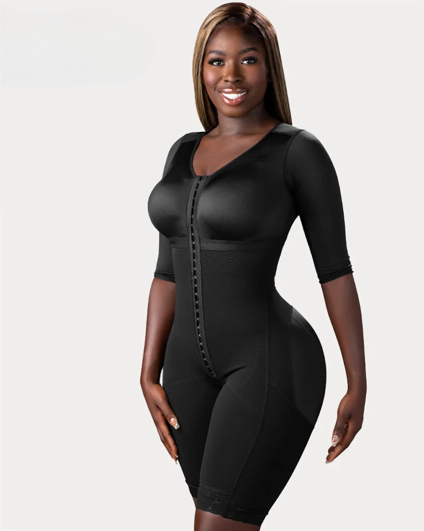 Post-Surgery Full Body Waist Shaper with 3 Hook Compression Levels