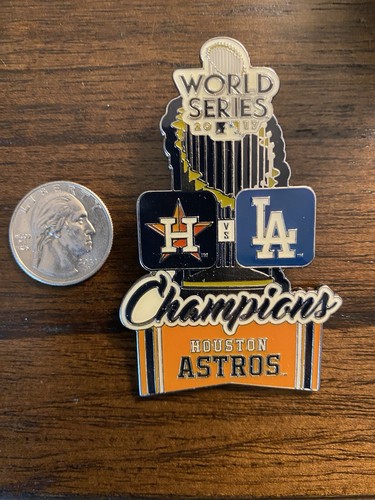 2017 World Series Pin 2017 Champions Houston Astros Vs Los Angeles Dodgers - Picture 2 of 4