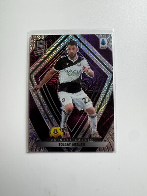 2020-21 Panini Chronicles Spectra Serie A Tolgay Arslan #2 Purple Mojo