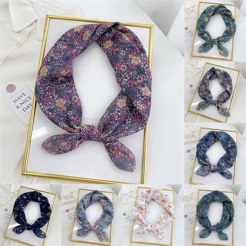 Foulard En Soie Pour Femmes Petit Ruban Bandes De Cheveux Cravate